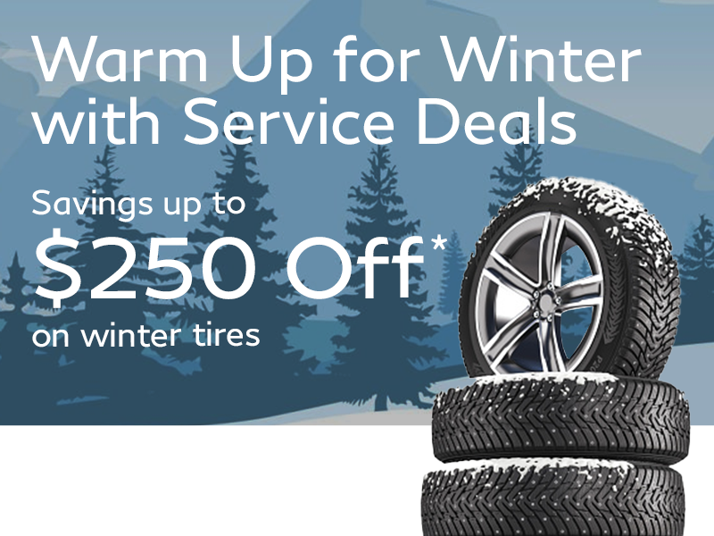 Savings up to$250 off on winter tires