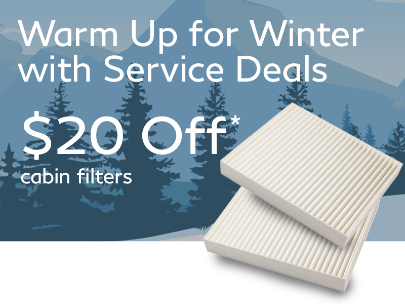 $20 Off cabin filters