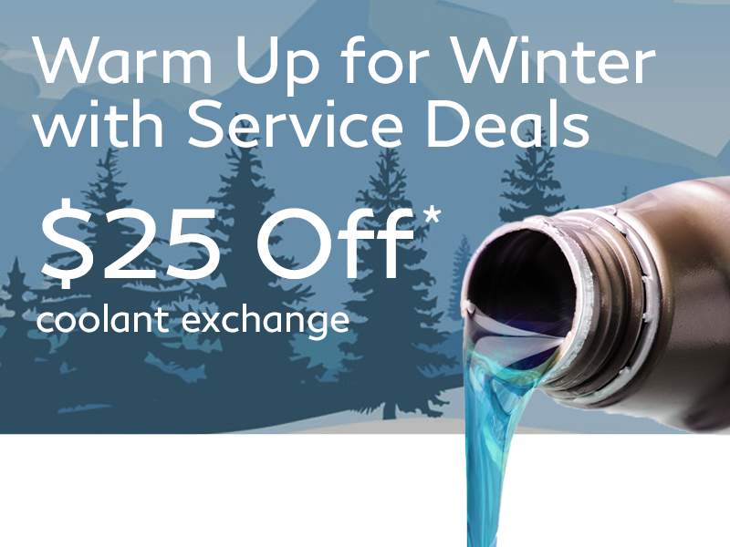 $25 Off coolant exchange