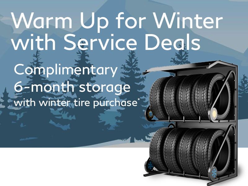 Complimentary 6-month storage with winter tire purchase