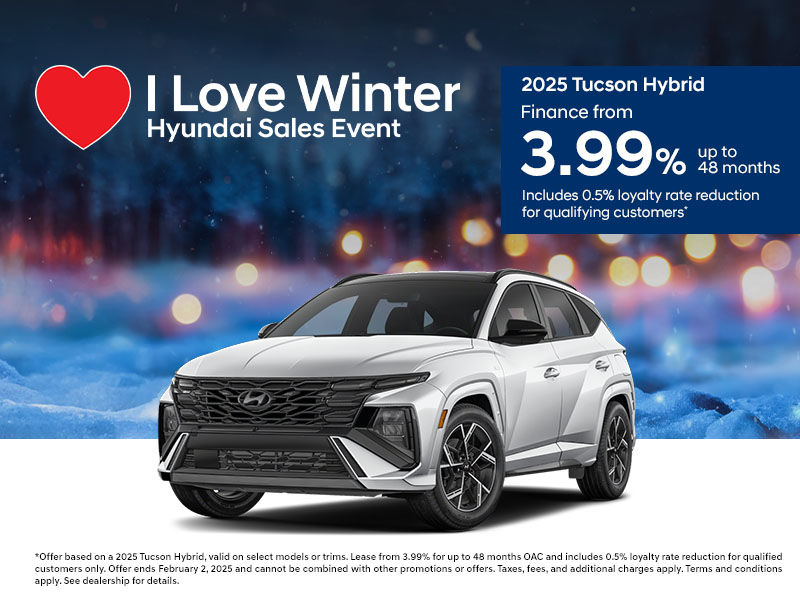 I Love Winter - 2025 Tucson Hybrid