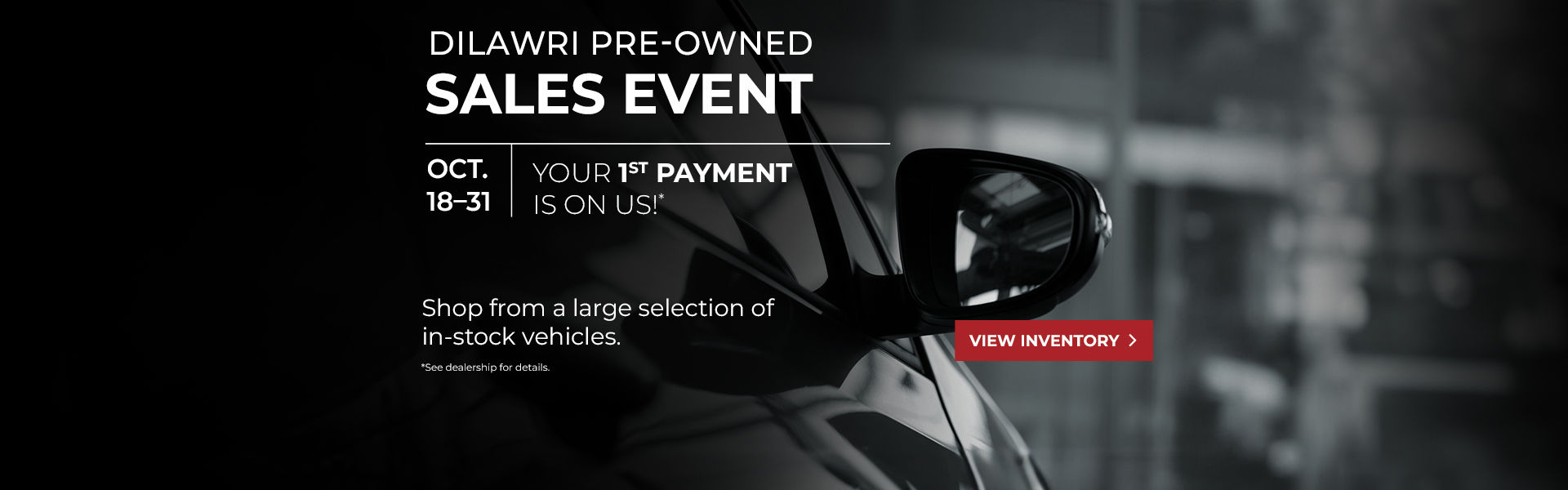 Dilawri Pre-Owned Sales Event 2024 October