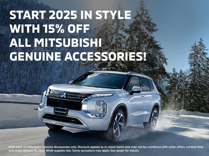 15% off all Mitsubishi Genuine Accessories