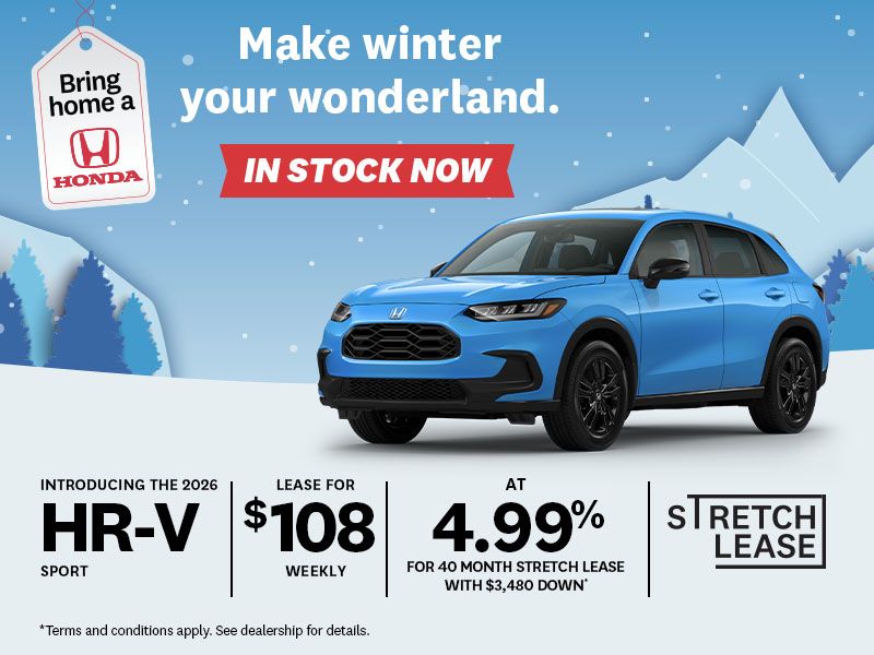 Bring Home a Honda - 2026 HR-V Sport