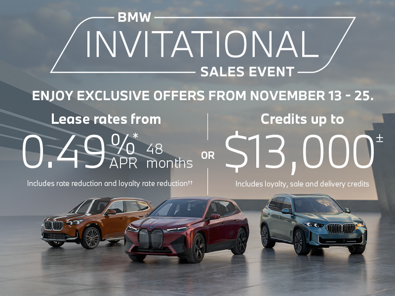 BMW Invitational Sales Event