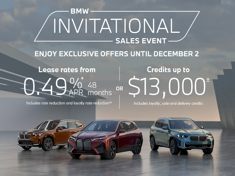 BMW Invitational Sales Event