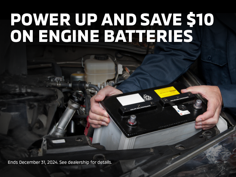 Power Up and Save $10 on Engine Batteries