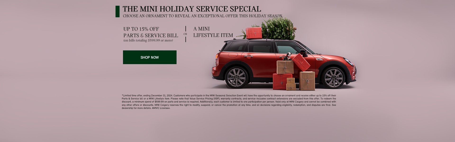 The MINI Seasonal Selection Event