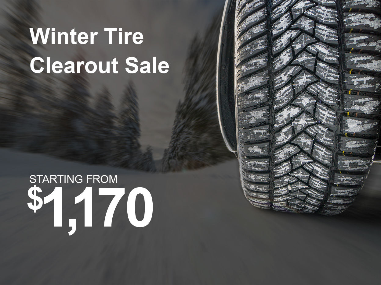 Winter Tire Clearout Special