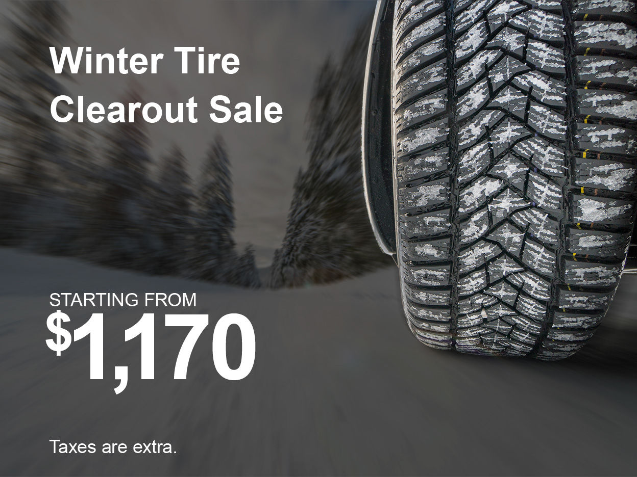 Winter Tire Clearout Special