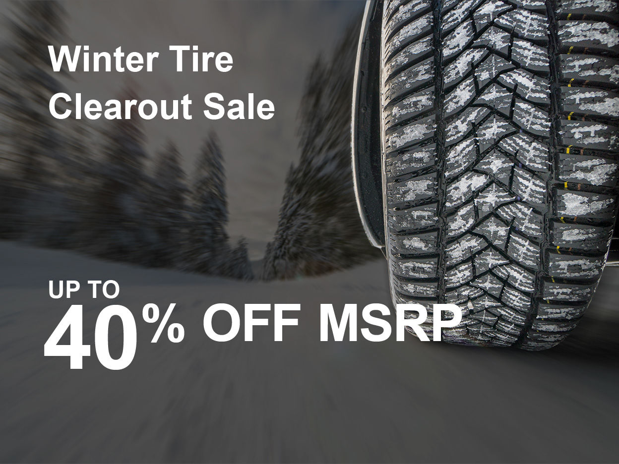 Winter Tire Clearout Special