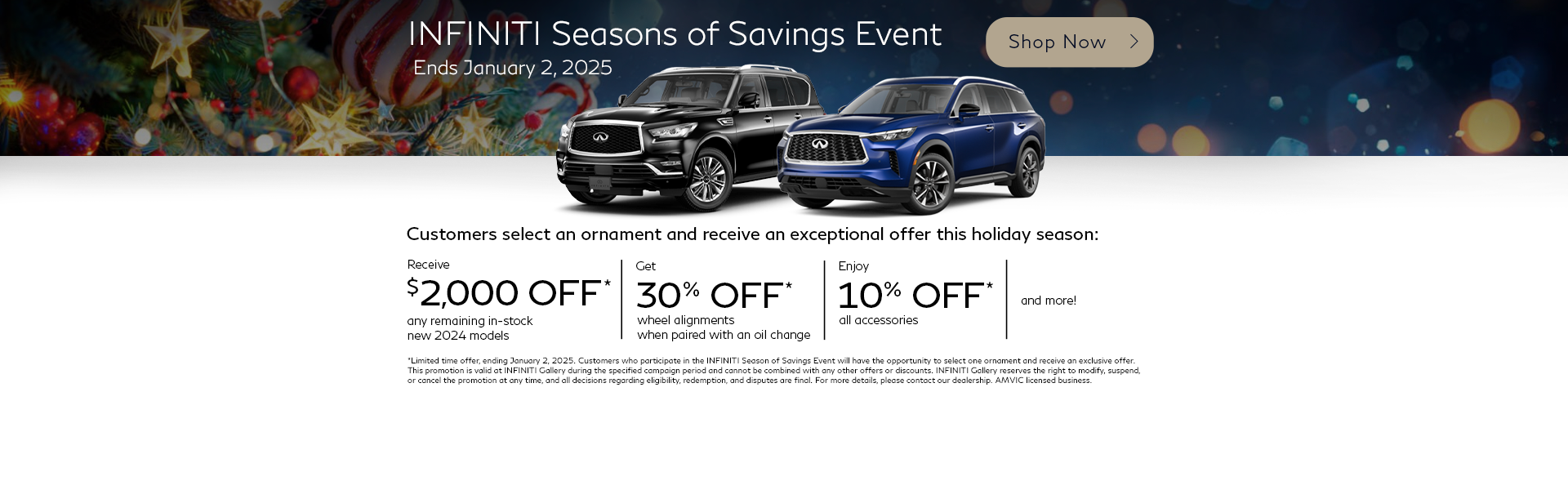 Seasons of Savings Event