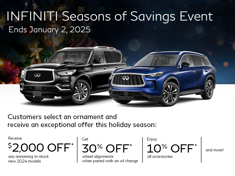 INFINITI Seasons of Savings Event