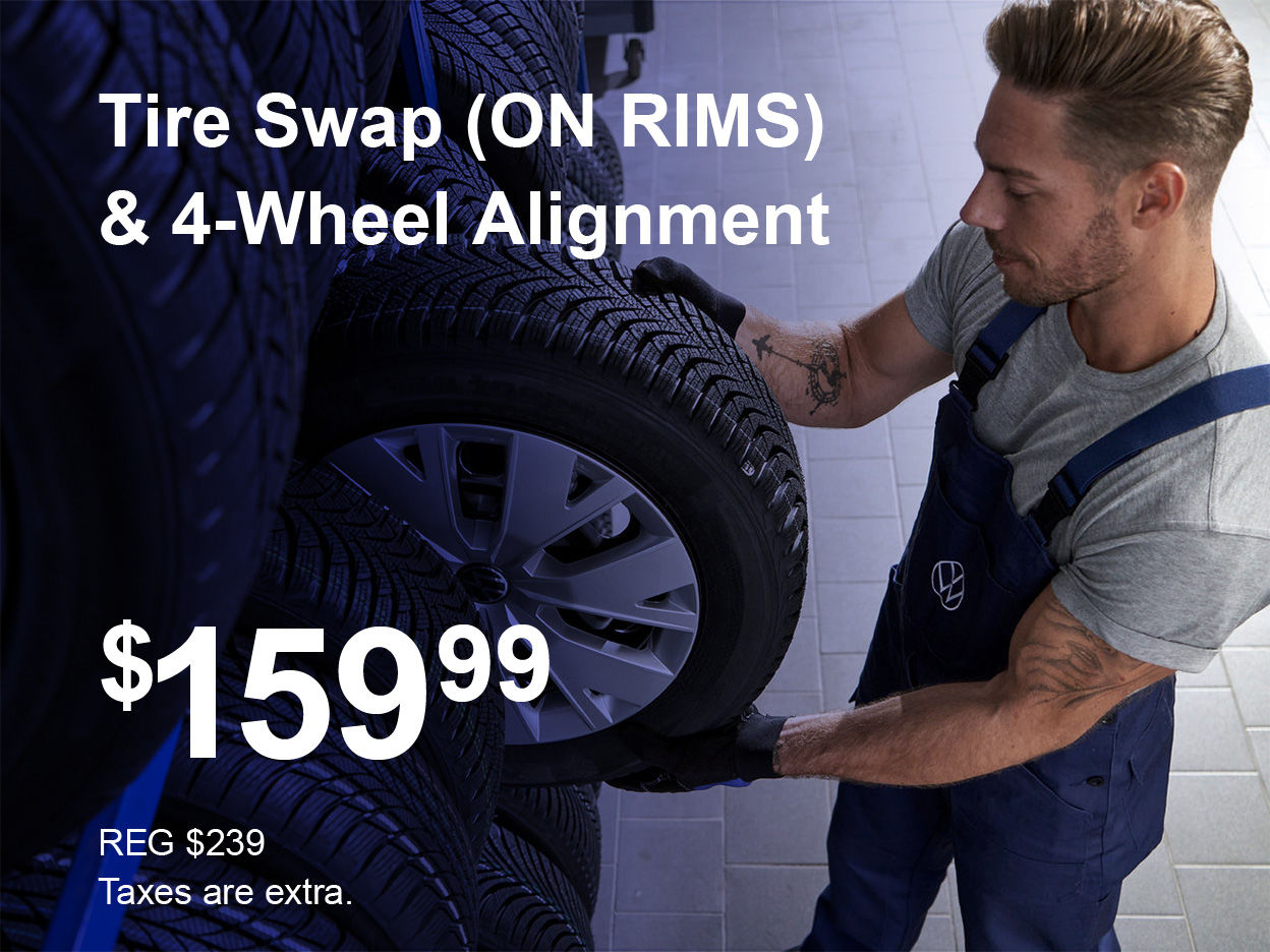 Tire Swap & Alignment Special