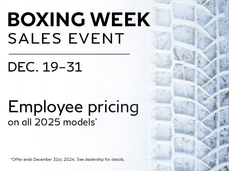 Boxing Week Sales Event