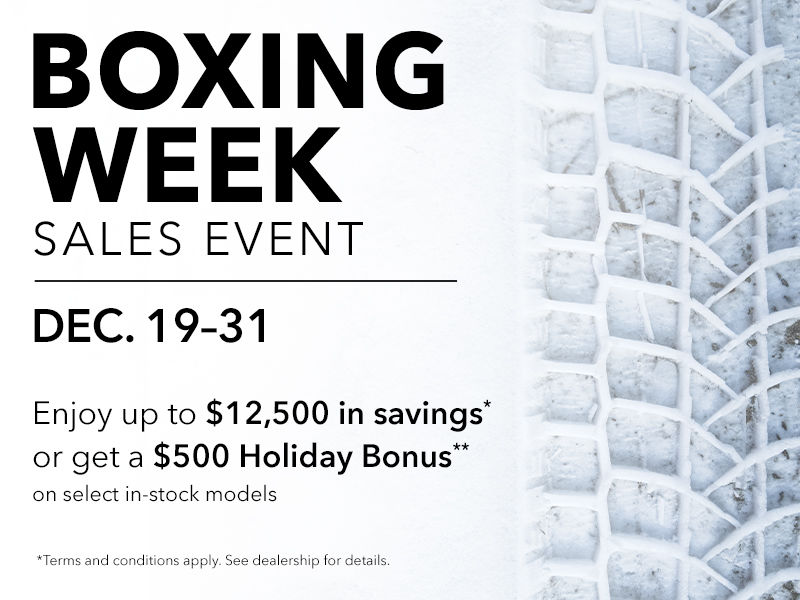 Boxing Week Sales Event