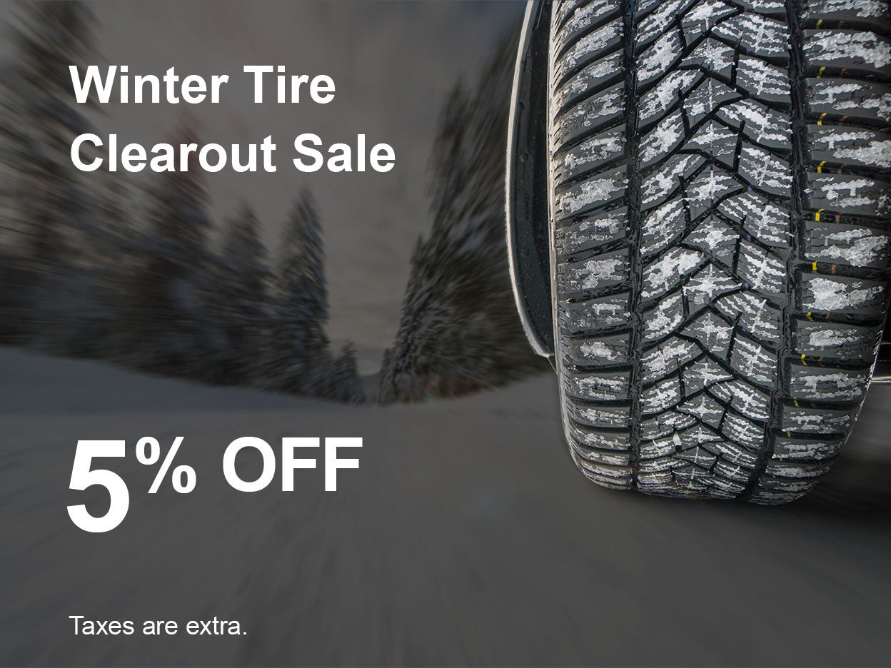 Winter Tire Clearout Special