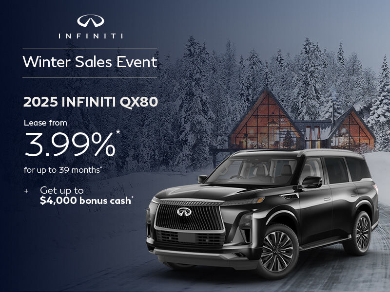 Winter Sales Event - 2025 INFINITI QX80