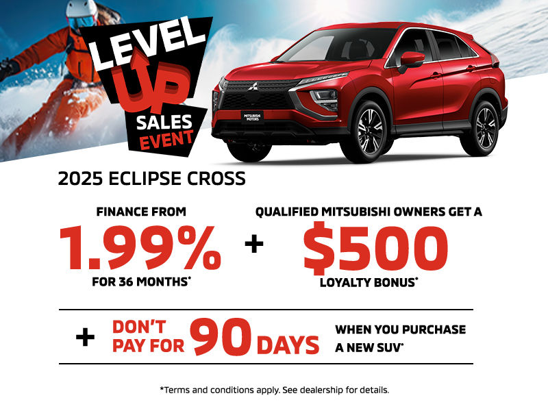 Level Up Sales Event - 2025 Eclipse Cross