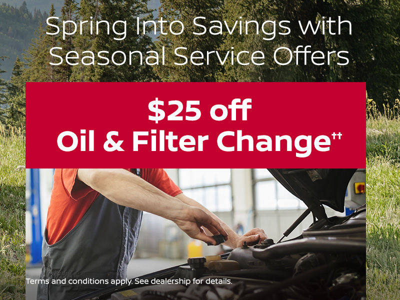 $25 Off Oil & Filter Change