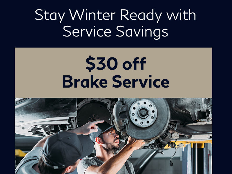 $30 off Brake Service