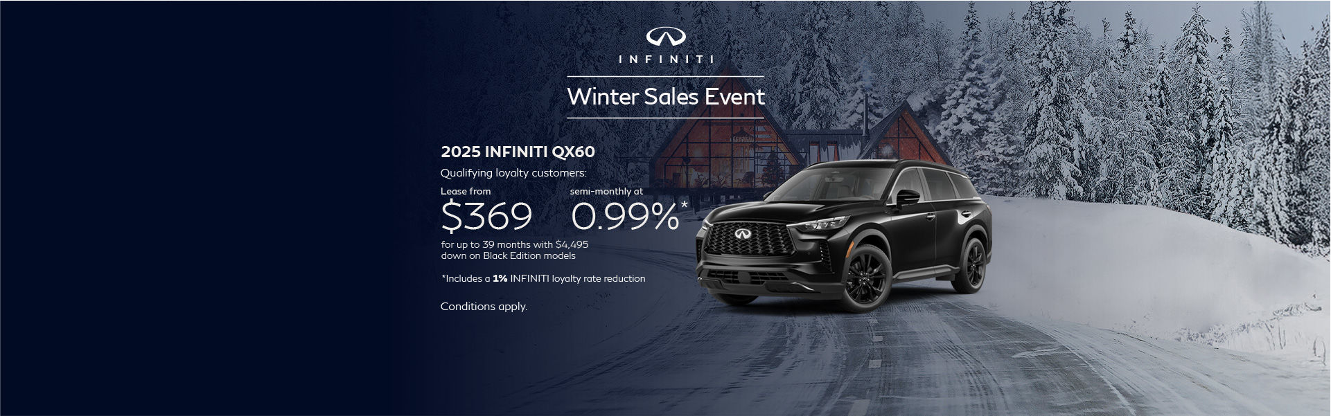 Winter Sales Event - QX60