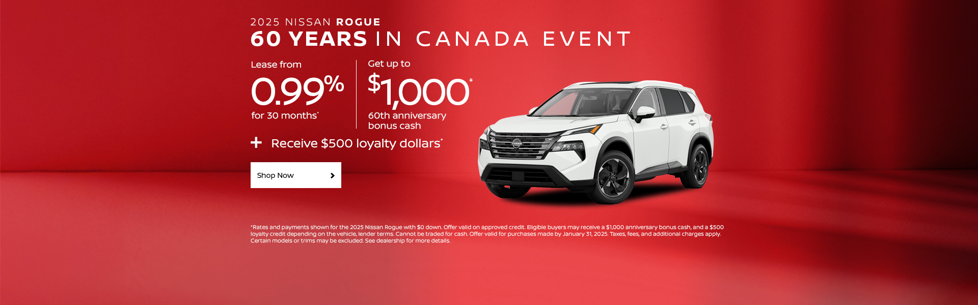 60 Years In Canada Event - 2025 Nissan Rouge