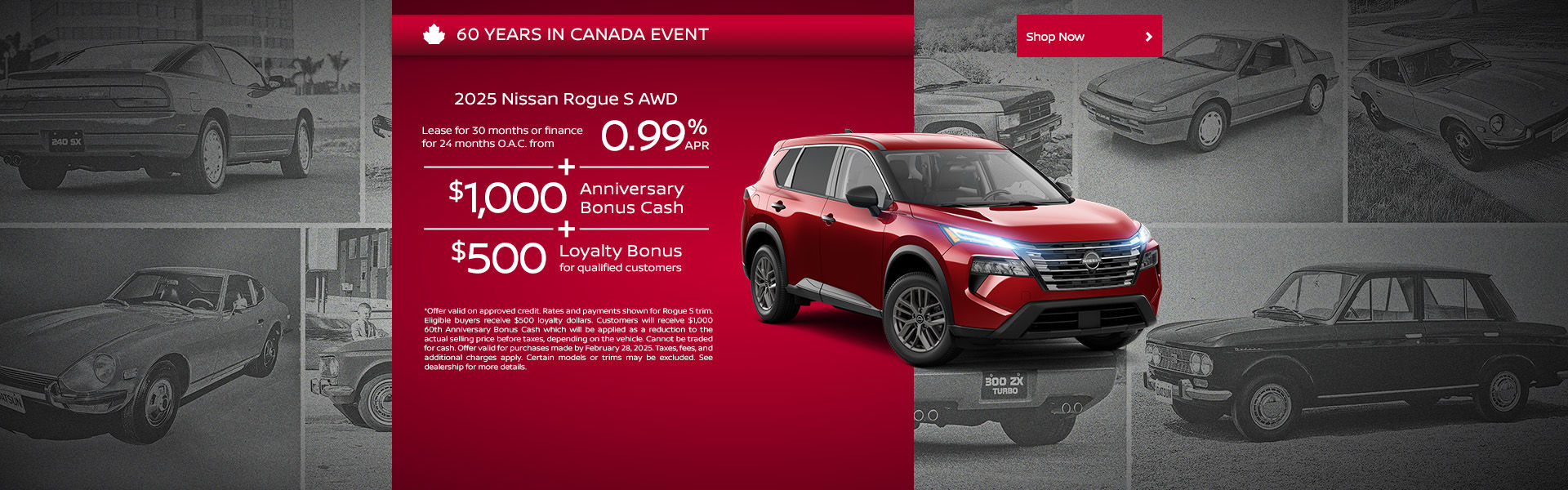 60 Years In Canada Event - 2025 Nissan Rouge