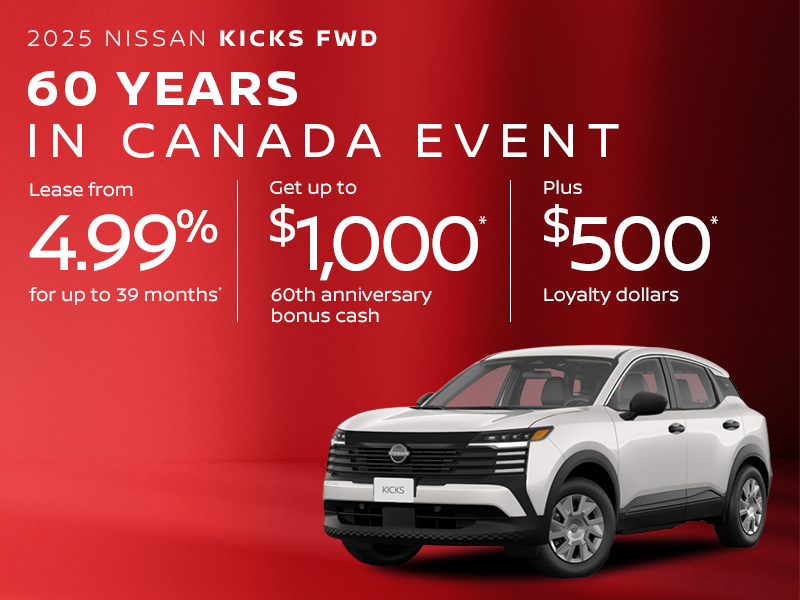 60 Years In Canada Event - 2025 Nissan Kick FWD