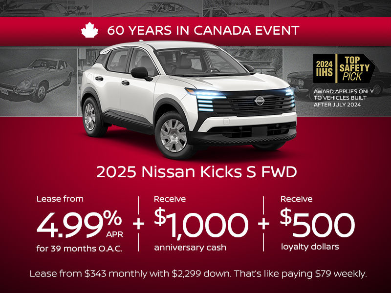 60 Years In Canada Event - 2025 Nissan Kick FWD