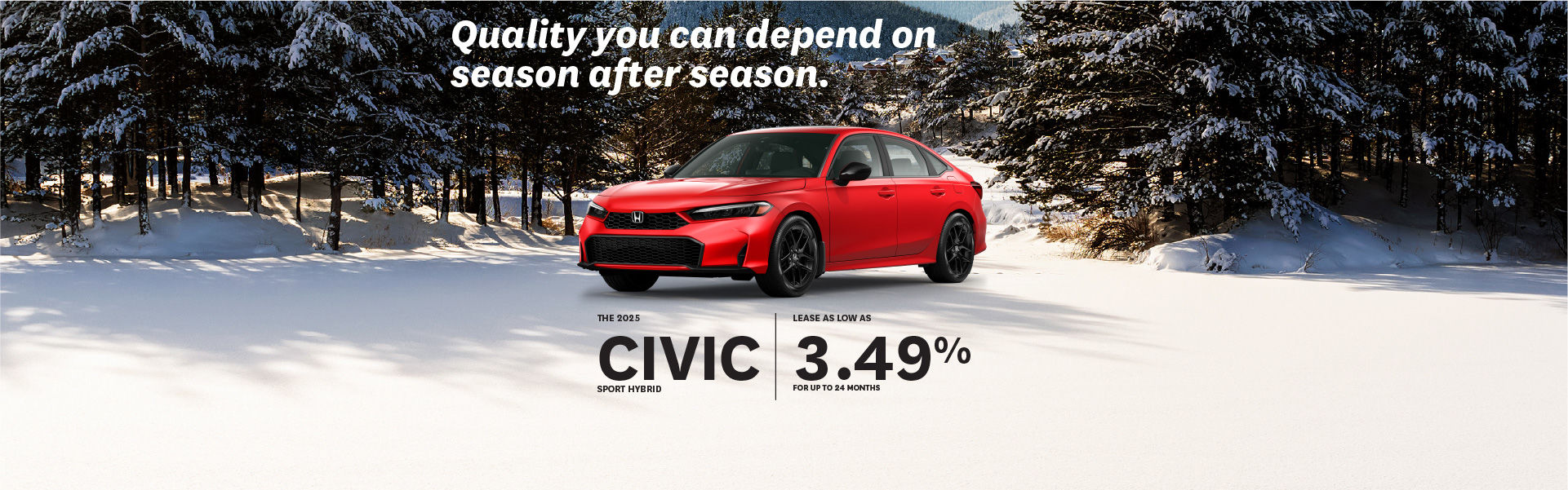 2025 Civic Hybrid - Feb Offers