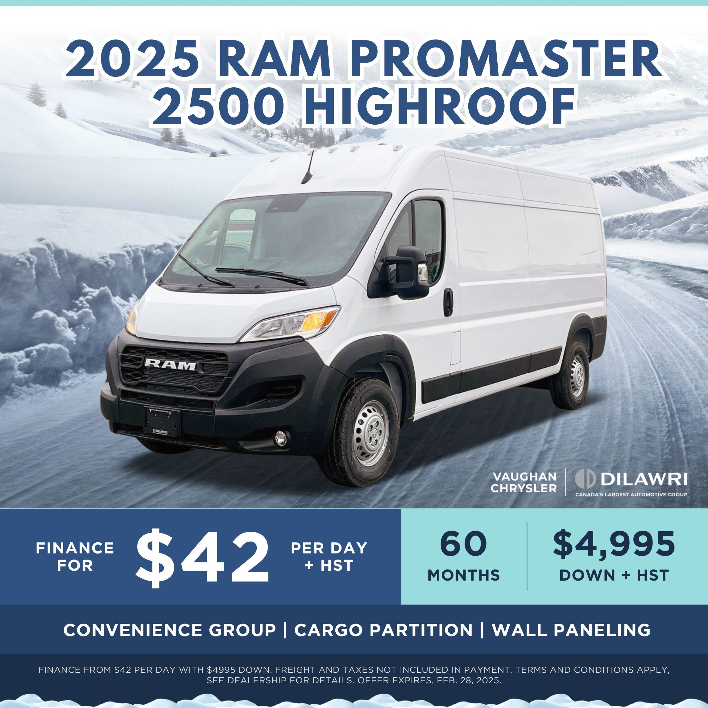 2025 Promaster 2500