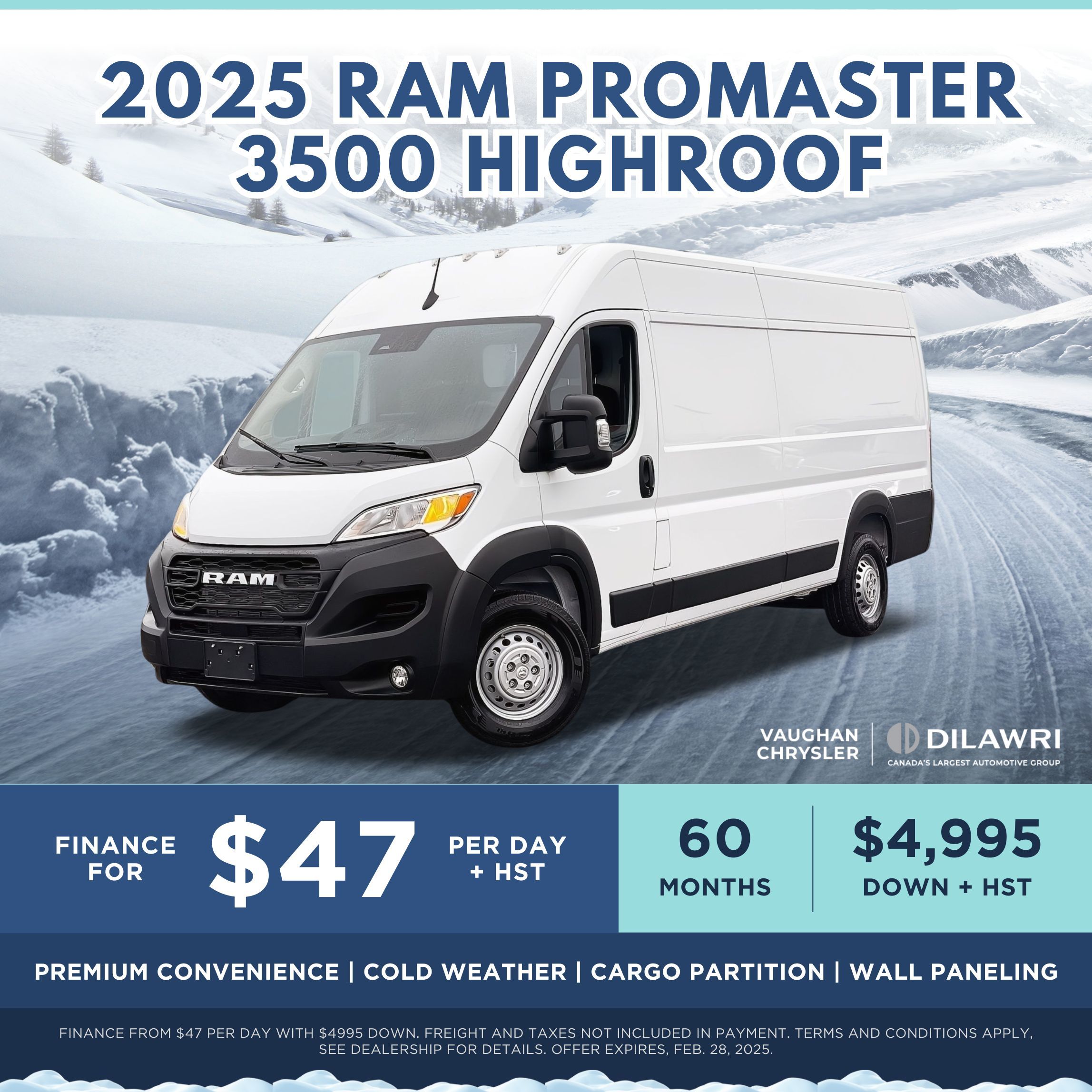 2025 Promaster 3500