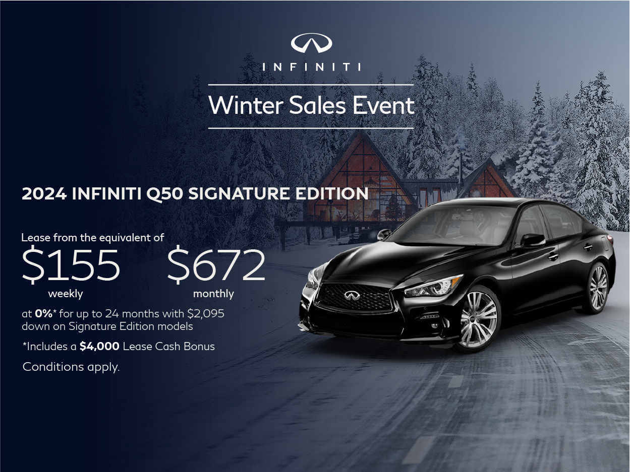 Get the 2024 Infiniti Q50 Today!