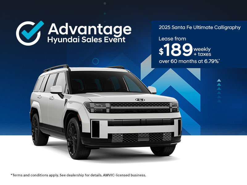 Advantage Hyundai Sales Event - 2025 Santa Fe