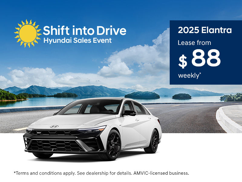 Shift to Drive Hyundai Sales Event - 2025 Elantra