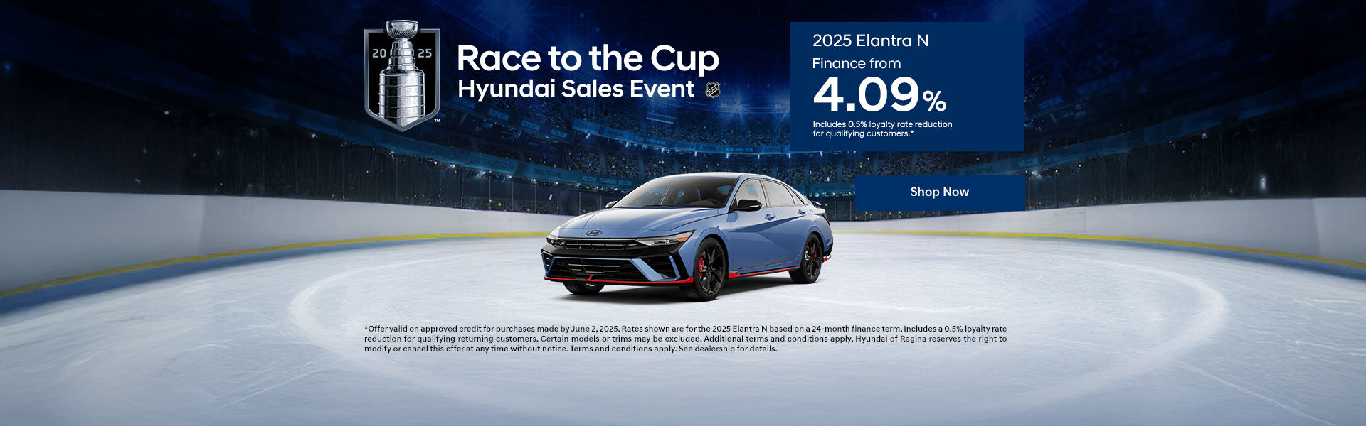 Race to the Cup Hyundai Sales Event - 2025 Elantra N