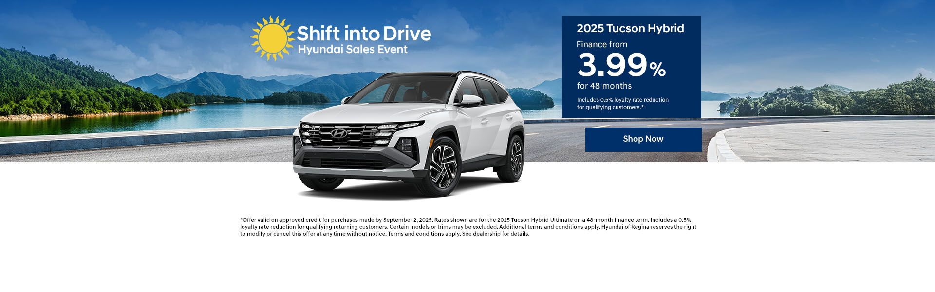 Shift into Drive Hyundai Sales Event - 2025 Tucson Hybrid