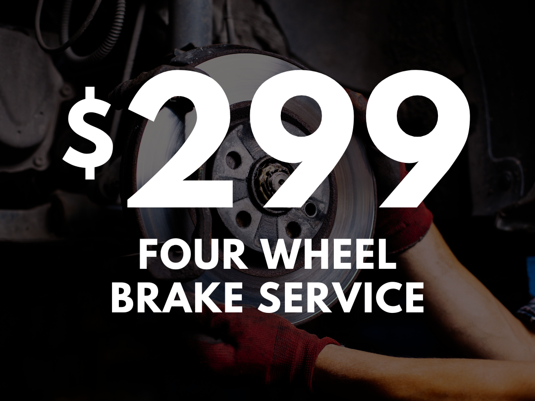 $299 Brake Service