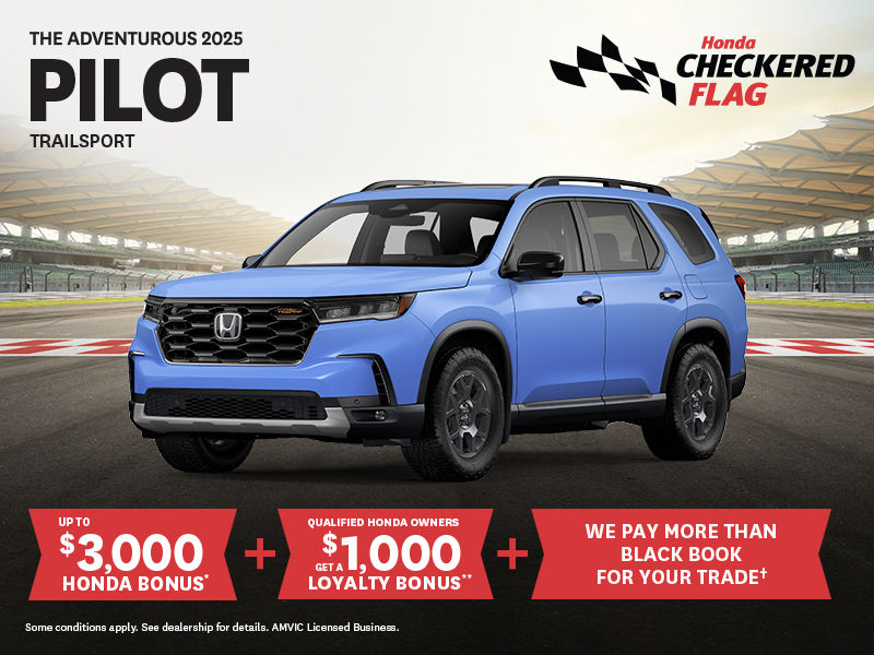 Honda Checkered Flag - 2025 Pilot Trailsport