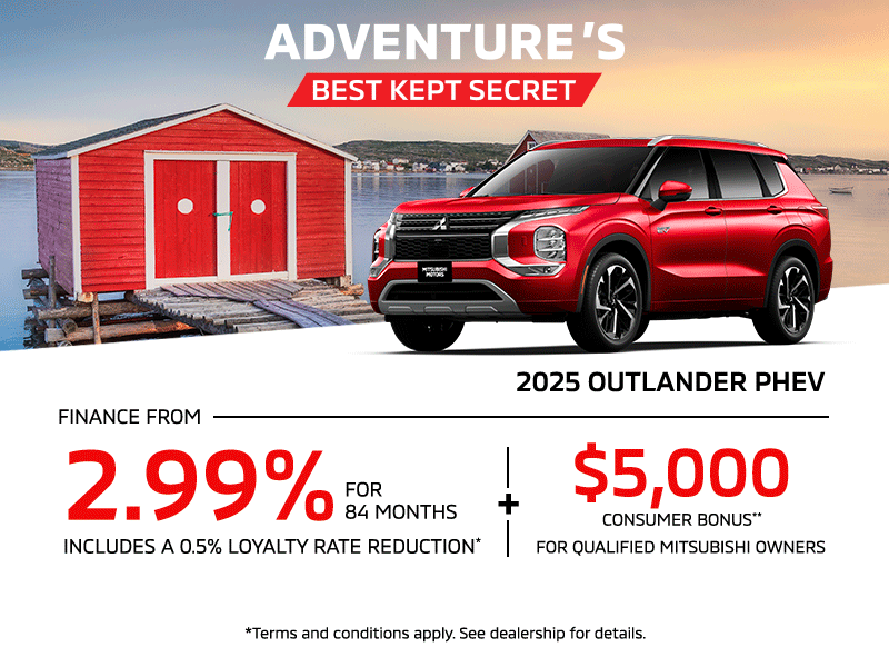 Adventure's Best Kept Secret - 2025 Outlander PHEV