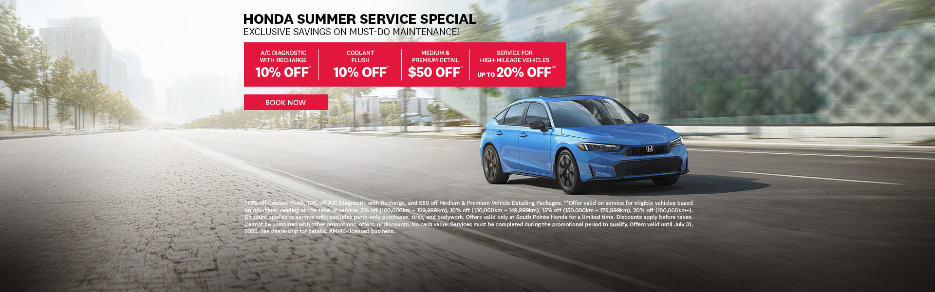Summer Service Special