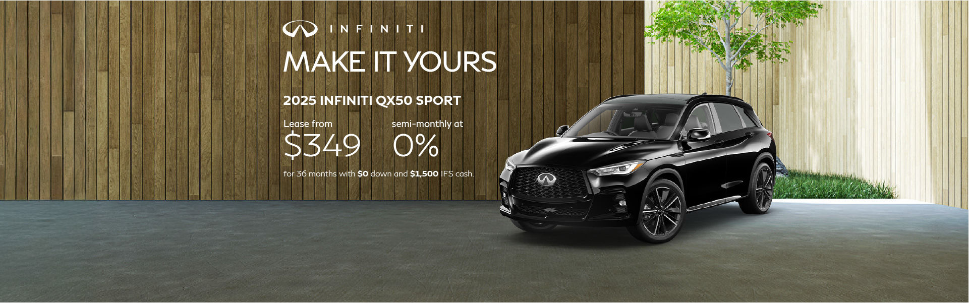 2025 QX50 - May Offers