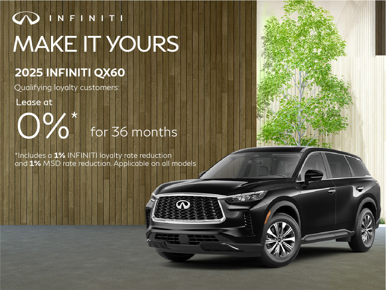 2025 QX60 - May Offers
