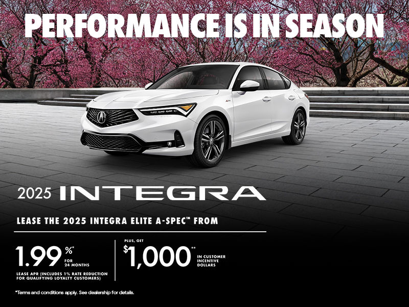 Performance is in Season - 2025 Integra