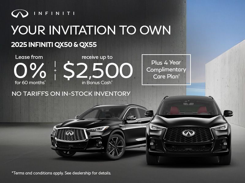 2025 INFINITI QX50 & QX55