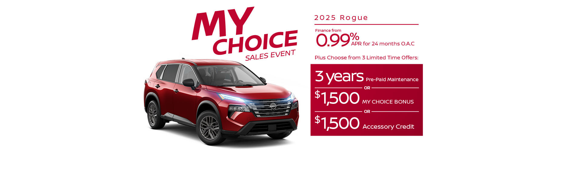 2025 Rogue - May Offer