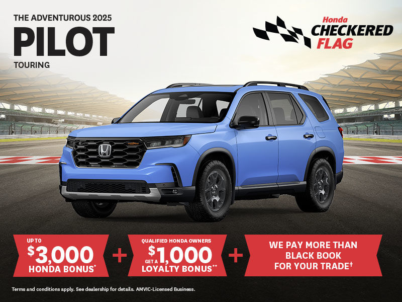 Honda Checkered Flag - 2025 Pilot Touring