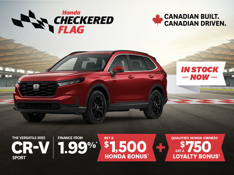 Honda Checkered Flag - 2025 CR-V Sport
