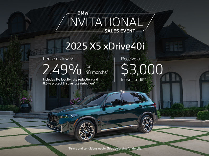 BMW Invitation Sales Event - 2025 X5 xDrive40i